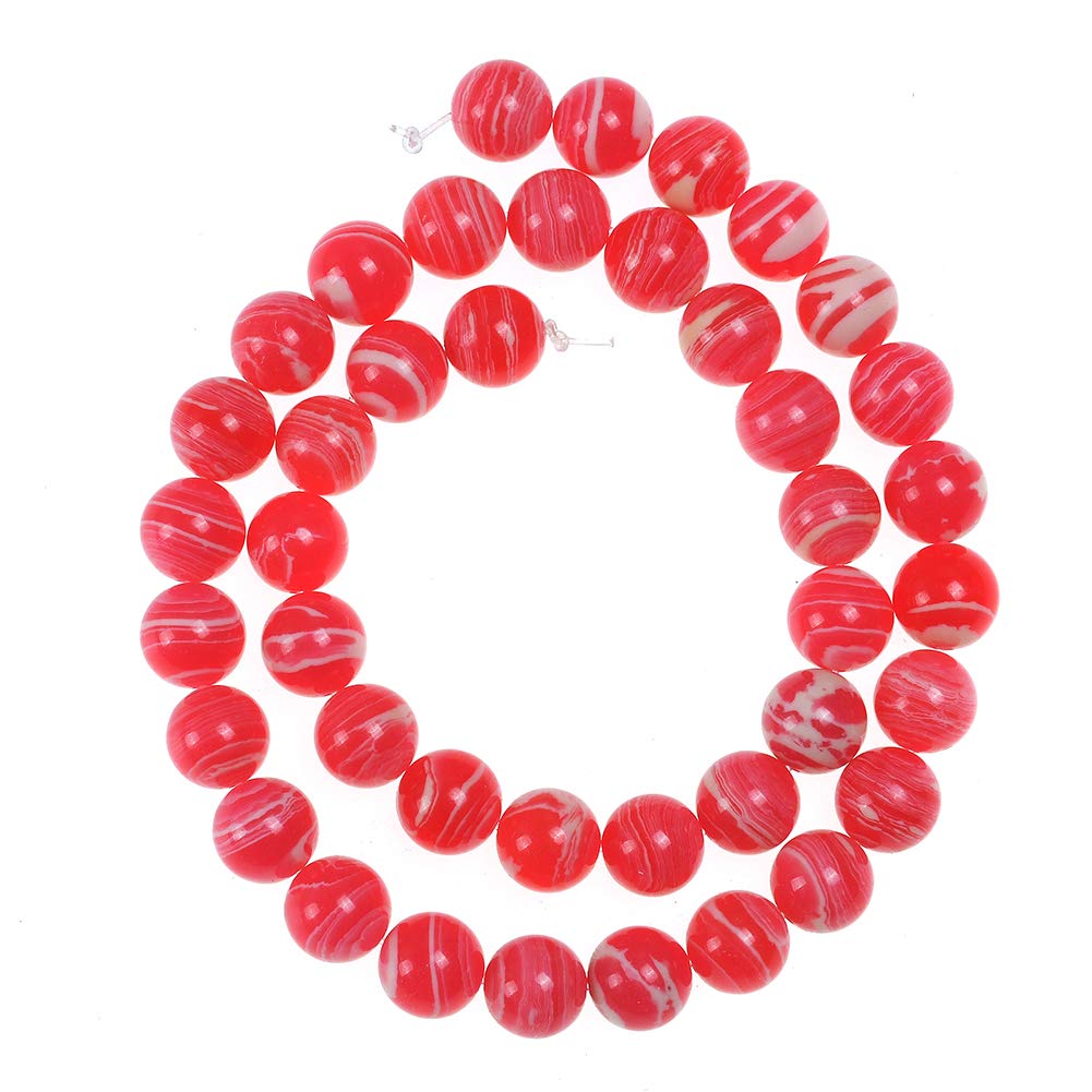Natural Stone Beads 4mm Watermelon Gemstone Round Loose Beads Crystal Energy Stone Healing Power for Jewelry Making DIY,1 Strand 15"