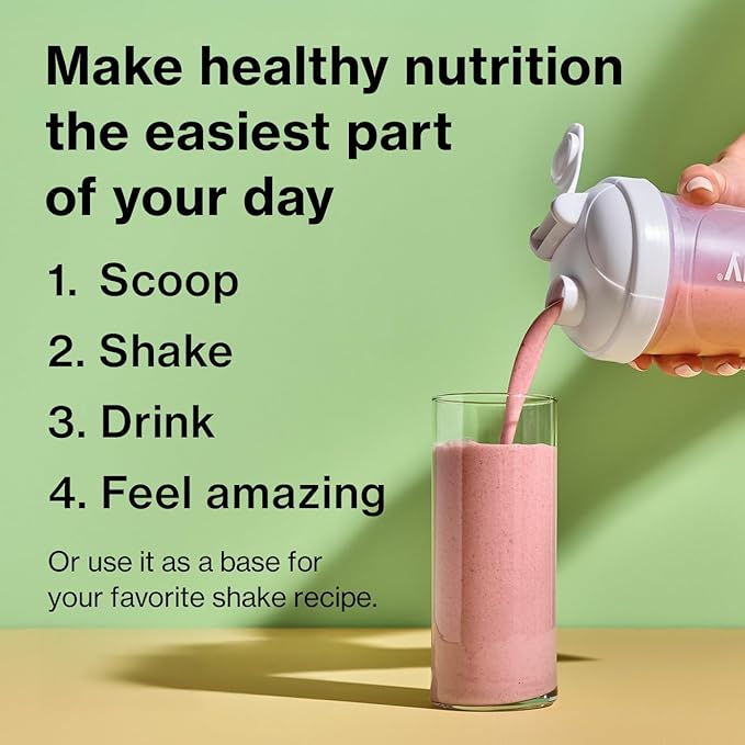 Shakeology 0g Added Sugar Plant Based Protein Powder Blend, Gluten-Free Shake with Vitamins and Minerals ??Helps Support Healthy Weight Loss, Lean Muscle, Gut Health ??Vanilla, 30 Servings