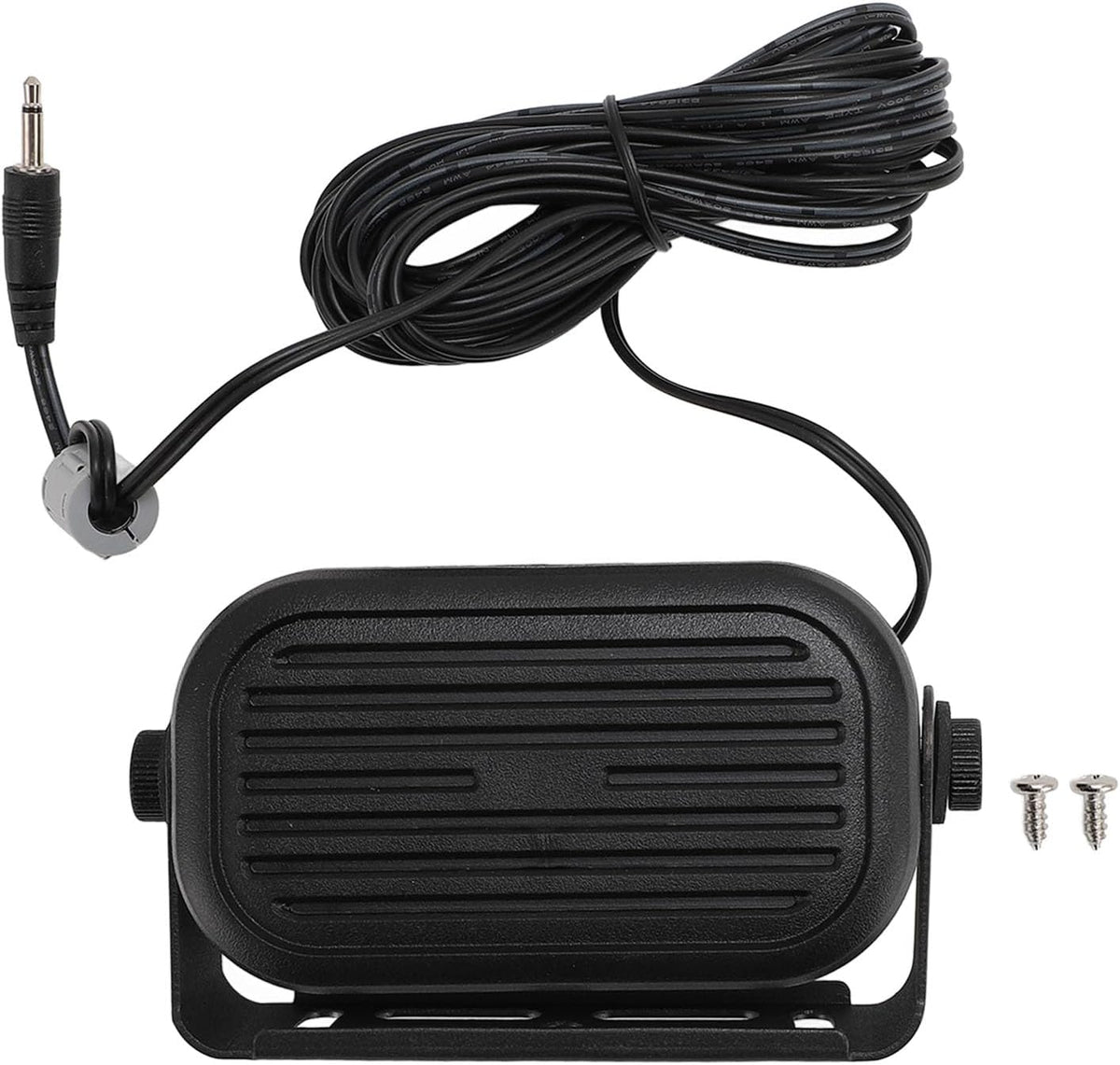 Yoidesu 35L 3.5mm 14.76ft SP External Speaker, Mobile Radio Car Truck Vehicle Speaker with Cable, Mini External Speaker