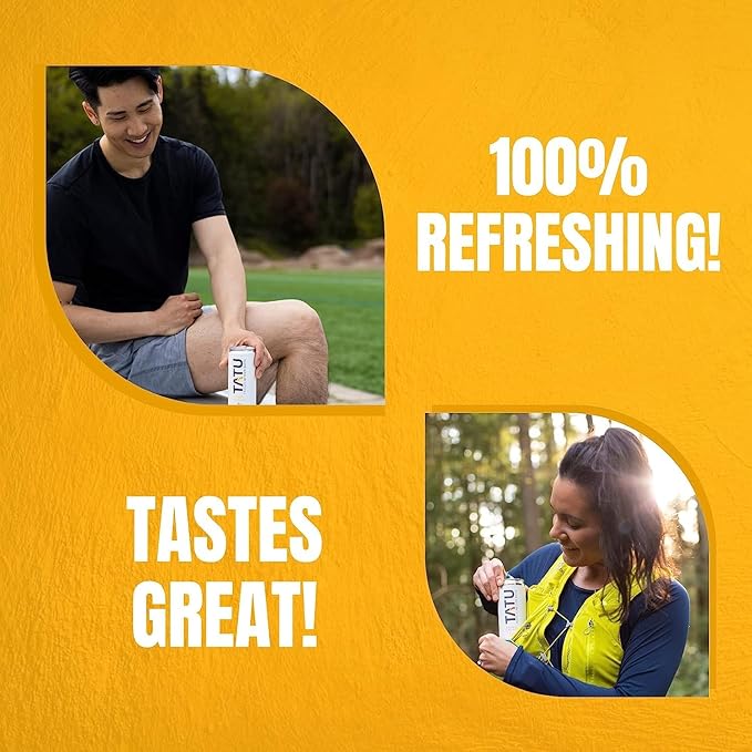 TATU Ready-To-Drink Protein Infused Water Lemon Ginger 12 Pack. 15 grams of whey protein isolate, 0 grams of sugar, only 60 calories. Lemon Ginger and Orange Mango. Gluten Free, lactose free.