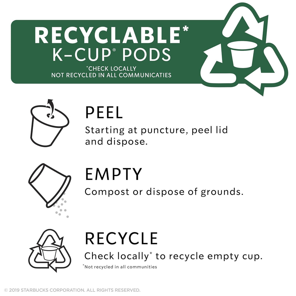 Starbucks Medium Roast K-Cup Coffee Pods - Golden Turmeric Flavor | 4 Boxes (48 Pods Total)