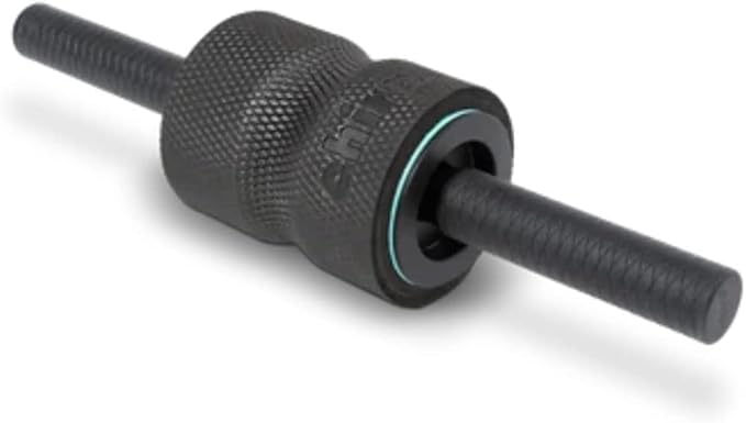 Chirp Focus Muscle Roller, Focus Wheel and Roller Handle in One, On-The-Go Muscle Massage Tool, Stretching Equipment, Targets Pressure Points, Focused Neck & Back Massager - 4" Holds Up to 500 lbs