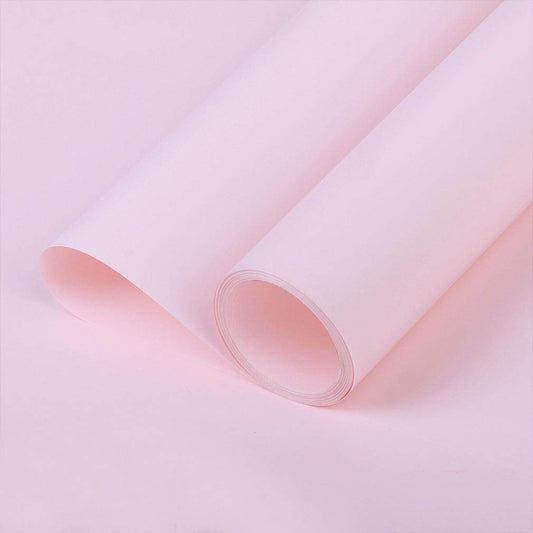 FWSA WRAPS Pink Flower Wrapping Paper Roll Korean Floral Paper for Bouquets Florist Supplies Waterproof Fresh Flowers Gifts Packaging Marterials Valentine's Day Wedding Mother's Day (COLOR 10)