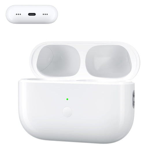 Wireless Charging Case Compatible for Airpod Pro 1st 2nd Charger case with Type-C Charging Port Replacement for Airpod Pro 1st / 2nd Charging case Support Wireless Airpod pro 2 Charger Cases
