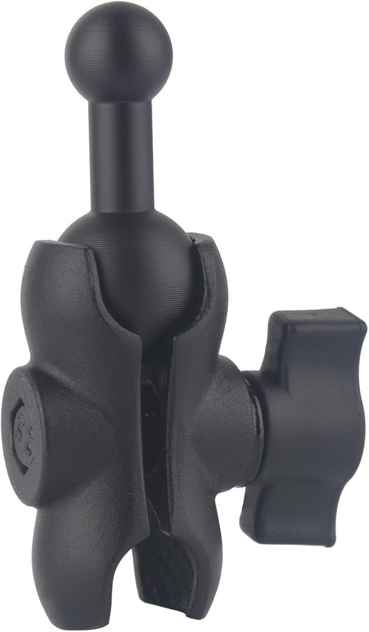 Rigdance 1 inch 17mm 25mm 17mm (2.4" to Ball Adapter for RAM Mounts B Size Double Socket Arm, Compatible with Garmin