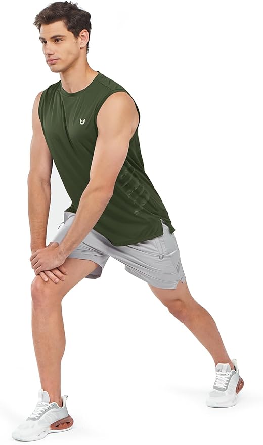NORTHYARD Men's Athletic Workout Tank Top Running Gym Sleeveless Shirts Quick Dry Lightweight Training Sport Muscle Tank
