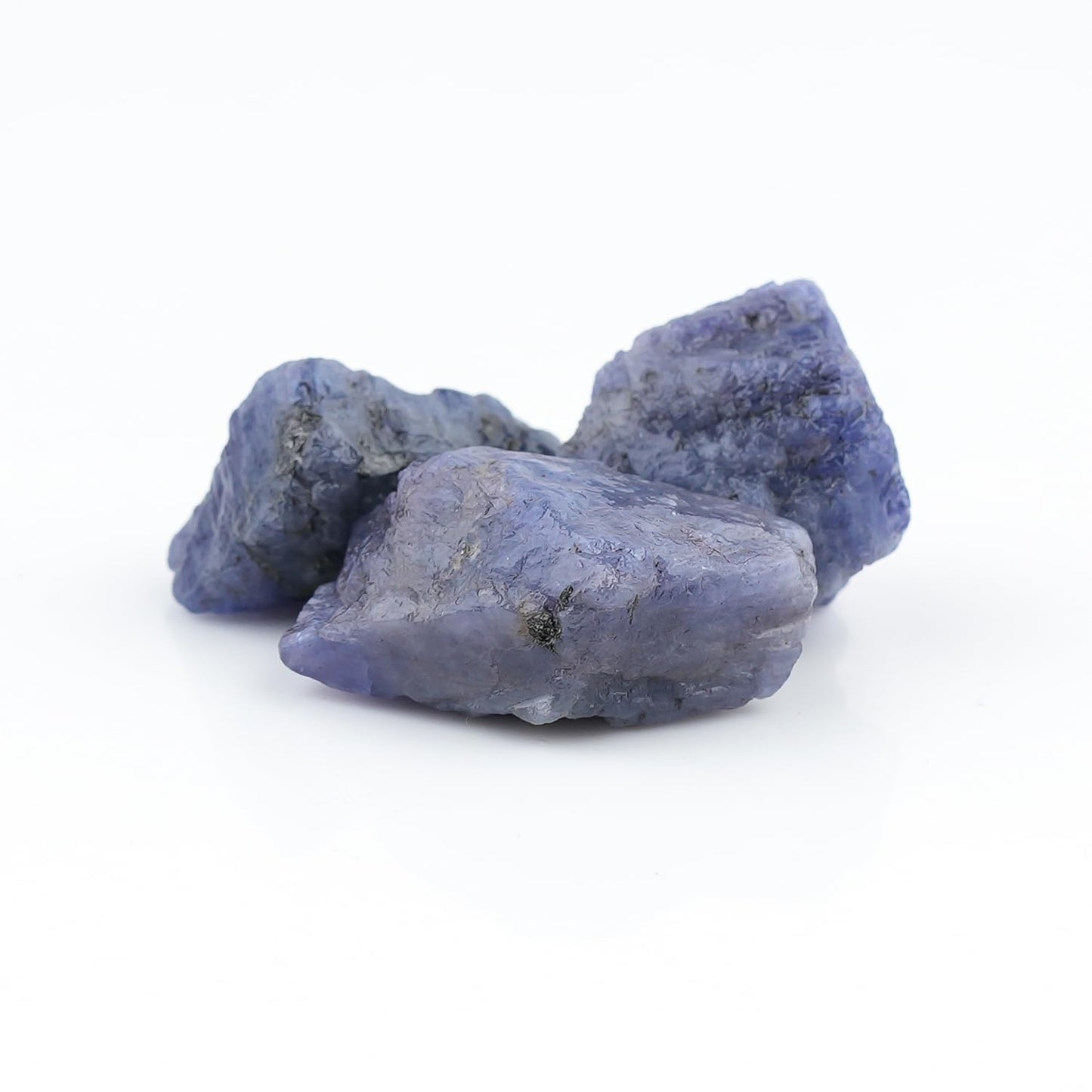 ColouredRocks 3 pcs. TANZANITE Crystals, Raw Stones, Rough Gemstones, Jewelry Making Supply, Cabbing, Polishing, Cutting, DIY, Crafts (100 carats.) (15-20 mm.)