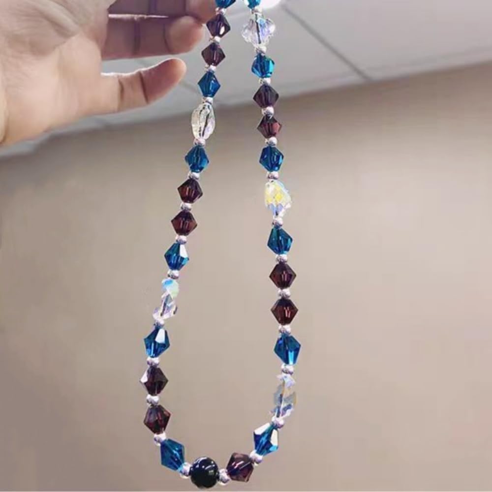 Pinhoollgo 1310pcs Bicone Crystal Glass Beads 2mm 3mm 4mm 6mm 8mm Faceted Crystal Spacer Beads for Bracelets Necklace Pendants Earrings DIY Jewelry Craft Making(Champagne)