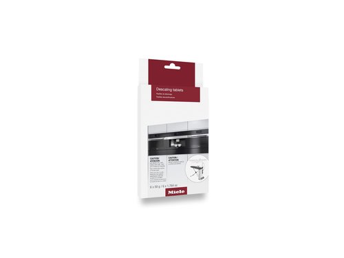 Miele Descaling Tablets for Coffee Machines, Steam Ovens, Ovens, Ranges, 6 count