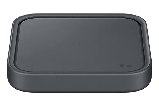 Samsung 15W Wireless Charger Single, Cordless Super Fast Charging Pad for Galaxy Phones and Devices, Compact Design, LED Indicator, USB C Cable Included, 2022, US Version, Grey