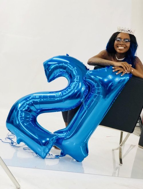 Large Dark Blue 40-Inch Number 13 Balloon by [Brand Name] - Perfect for Birthday & Memorial Celebrations