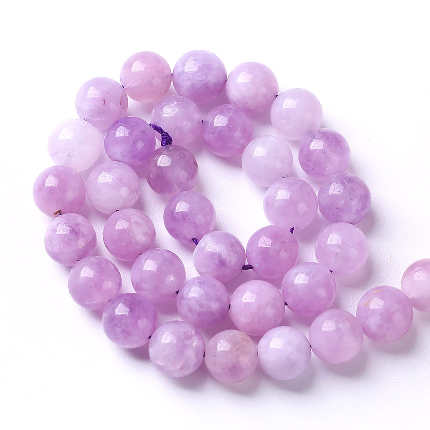 6MM 60PCS Natural Stone Lavender Amethyst Crystal Beads for Jewelry Making DIY Bracelet