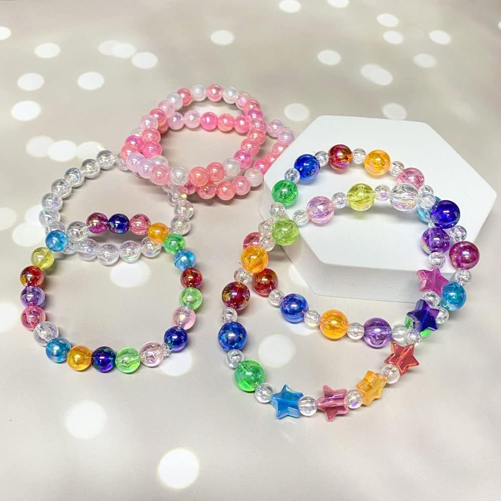 100pcs Acrylic Round Beads 12mm AB Colors Craft Beads Round Spacer Beads with Holes for Earring Bracelet Necklace Key Chains Jewelry Making(Light Yellow AB)
