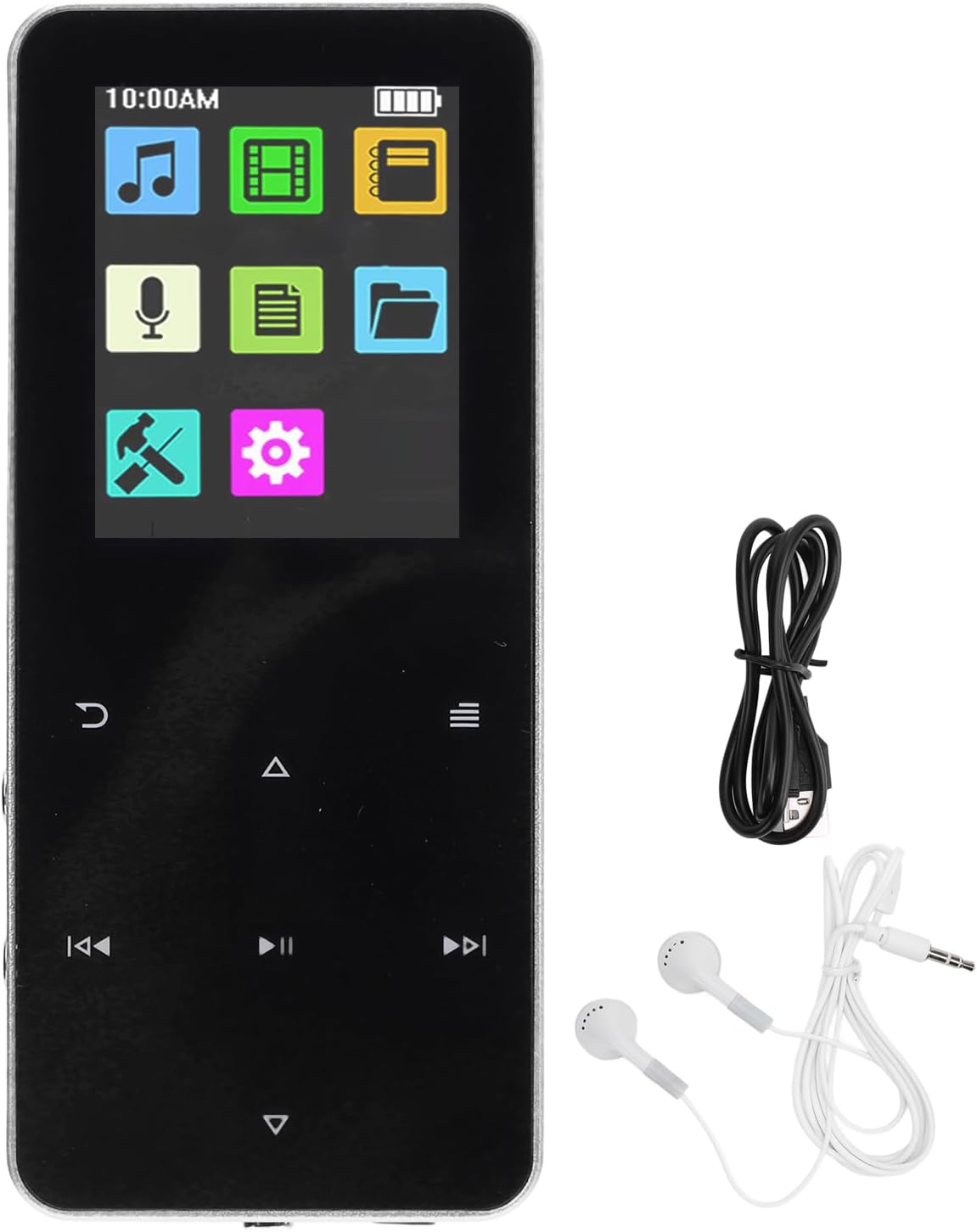 Yoidesu MP3 1.8 Inch 4GB MP3 180mAh MP3 (4GB) Player with Bluetooth, HD Screen for Android, Portable Streaming Music