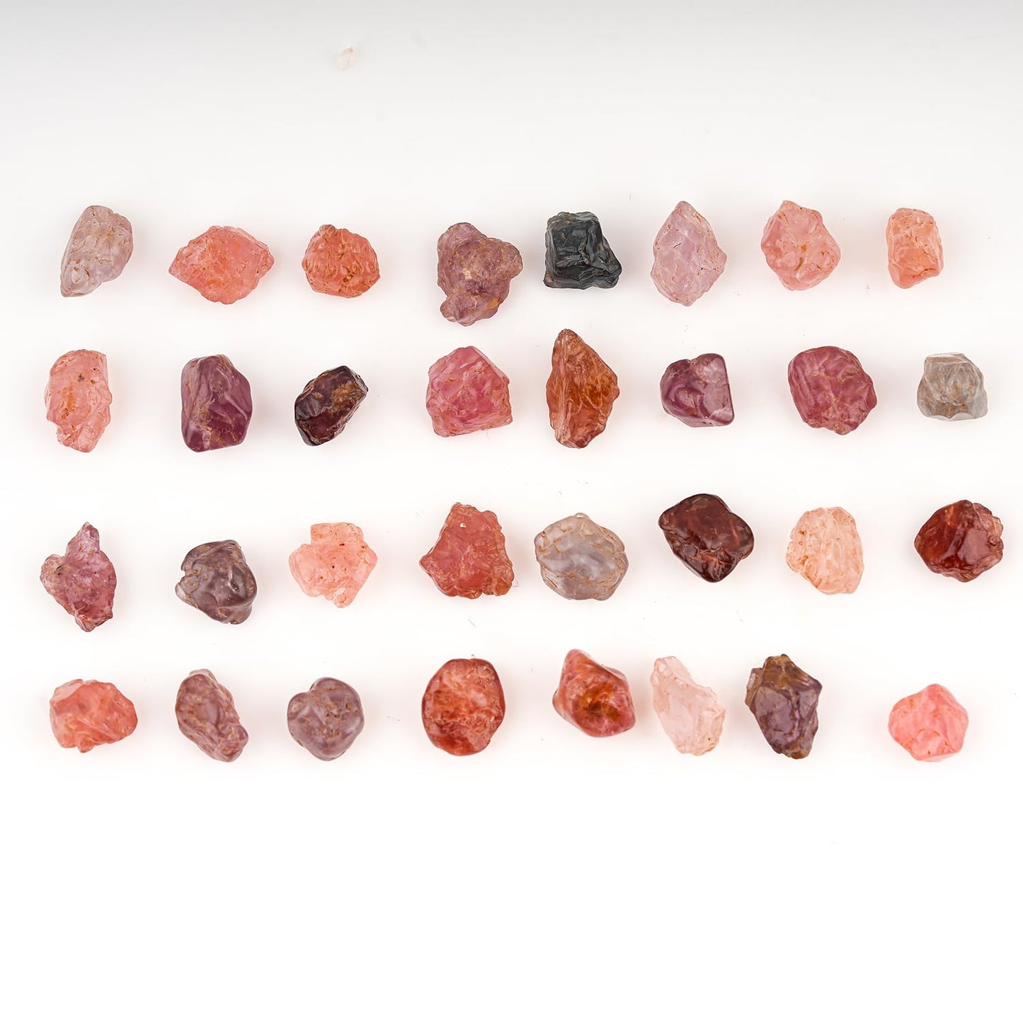 ColouredRocks 100 carats Multi-Spinel Crystals, Raw Stones, Rough Gemstones, Jewelry Making Supply, Cabbing, Polishing, Cutting, DIY, Crafts (30+pcs) (5-8mm)