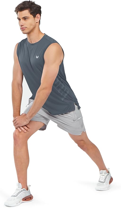 NORTHYARD Men's Athletic Workout Tank Top Running Gym Sleeveless Shirts Quick Dry Lightweight Training Sport Muscle Tank