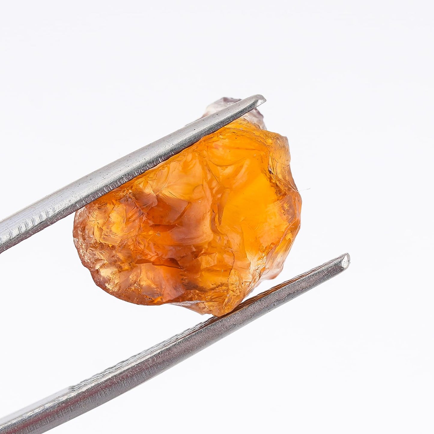 CRYSTALINES 5pcs, Whjolesale Genuine Raw Madeira Citrine Gemstone, Assorted Rough Stones, Bulk Loose Supplies, DIY-Jewelry Making, Chakra Healing Crystals, November Birthstone, Gem Collection