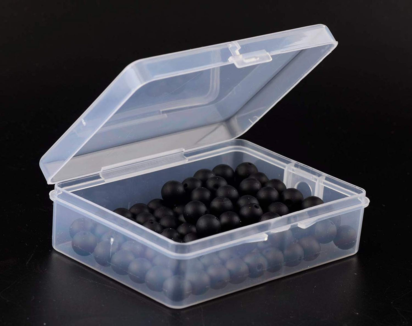 Natural Stone Beads 100pcs 10mm Matte Black Onyx Agate Dull Polish Round Real Stone Beading Loose Gemstone DIY Smooth Beads for Bracelet Necklace Earrings Jewelry Making (Matte Black Onyx, 10mm)