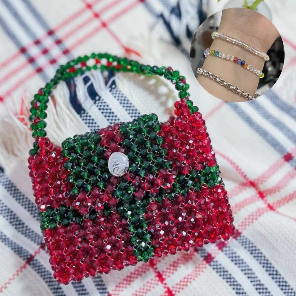 YUEXIGO 150pcs 8mm Crystal Glass Beads for Jewelry Making, Faceted Rondelle Glass Spacer Beads for Wind Chimes Bracelet Earring Necklace DIY Craft(Light Blue)