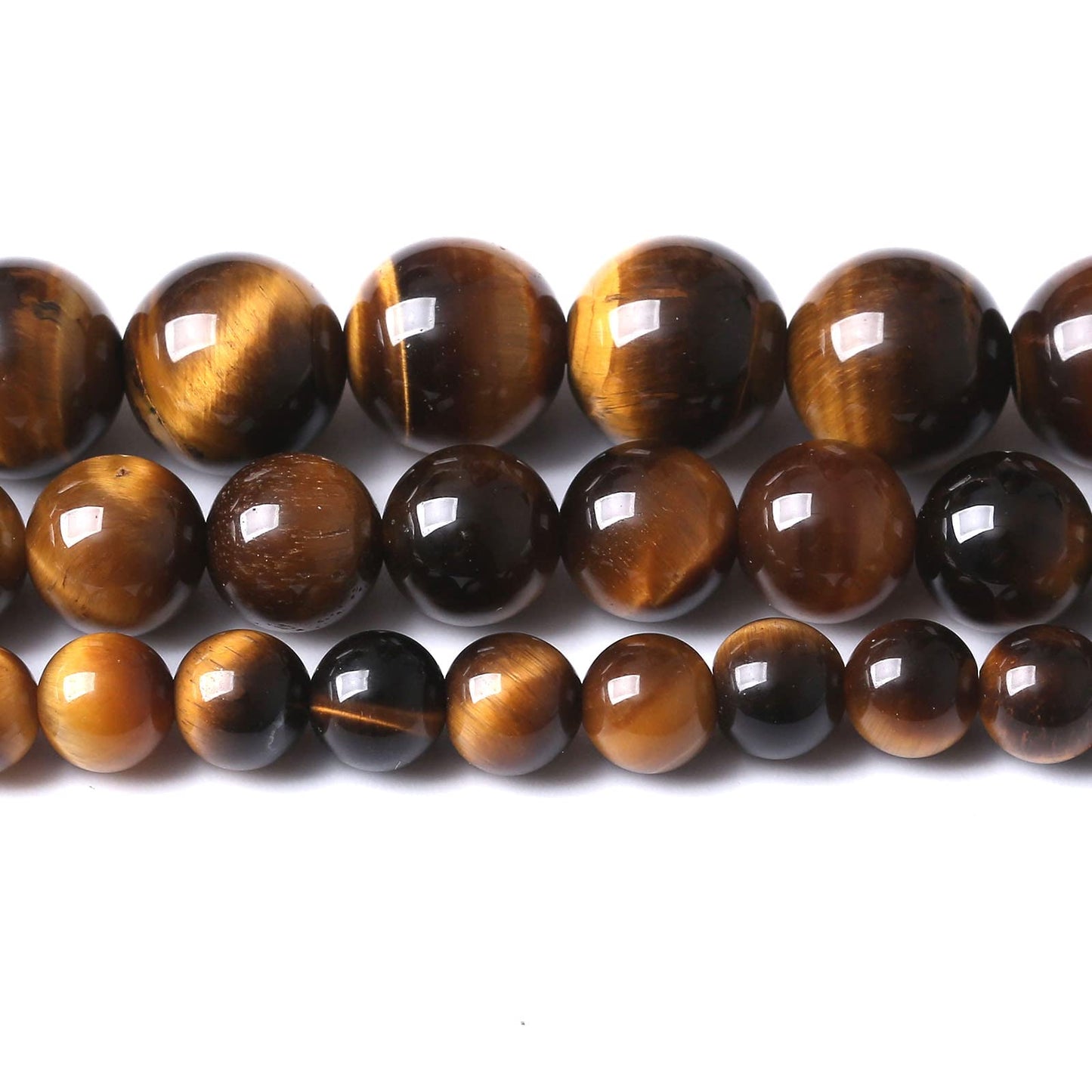 60PCS 6MM AAA Yellow Tiger Eye Stone Beads Natural Gemstone Bead Crystal Healing Energy Jewelry Making DIY 15 inches