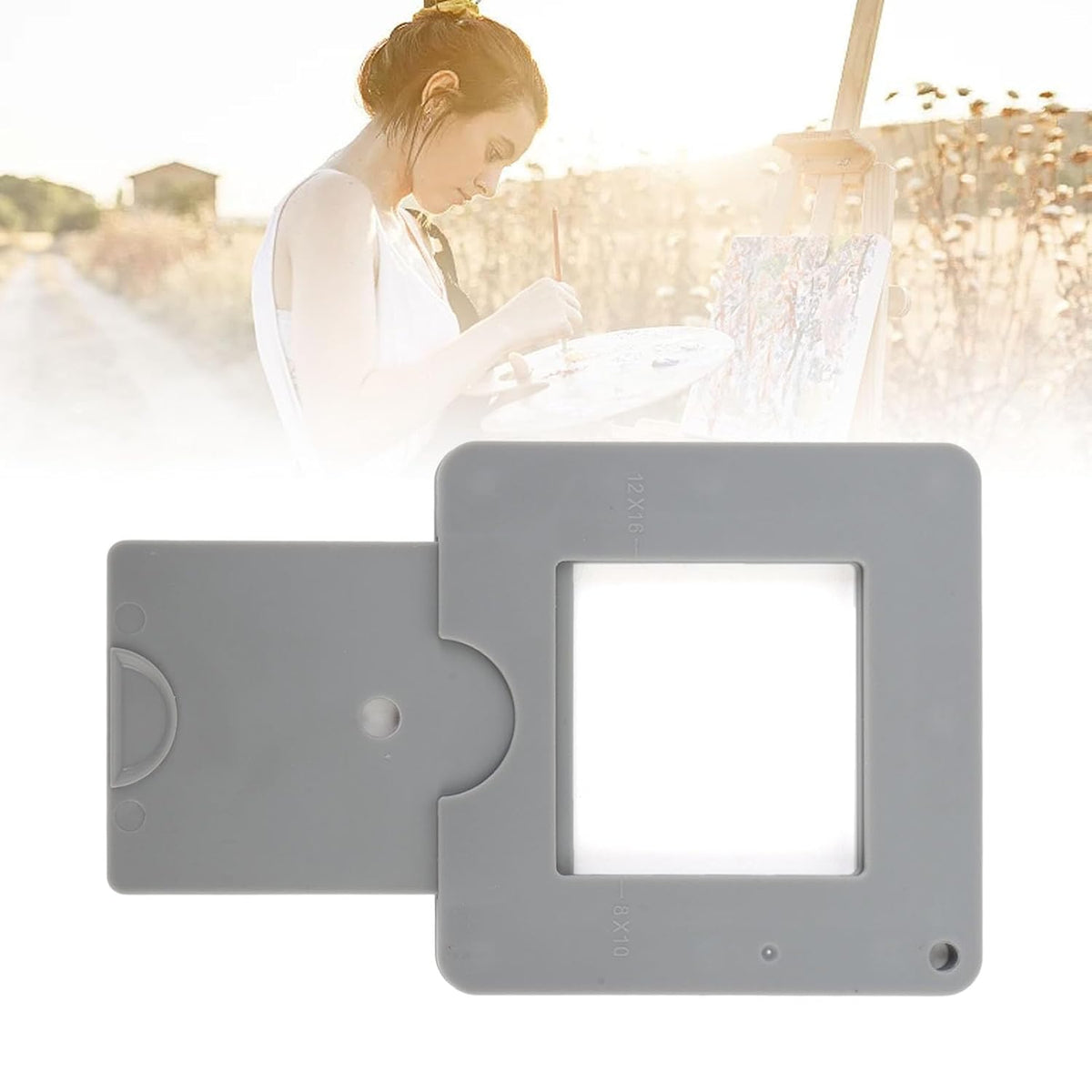 Yosoo Adjustable Viewfinder, Adjustable Sliding Mechanism for Photography Architecture Landscape Plastic Material