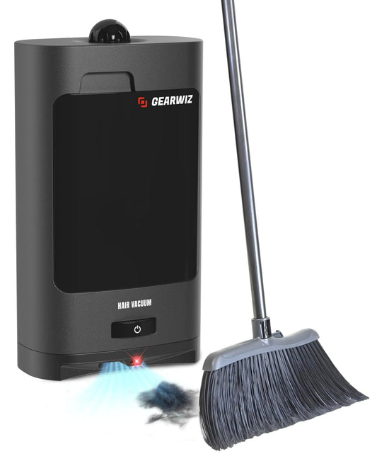 Gearwiz 1400W Touchless Automatic Vacuum Dustpan – Motion Sensor Hands-Free Electric Dustpan for Pet Hair Dirt & Debris – Powerful and Energy Efficient Cleaning Solution for Home Kitchen & Office