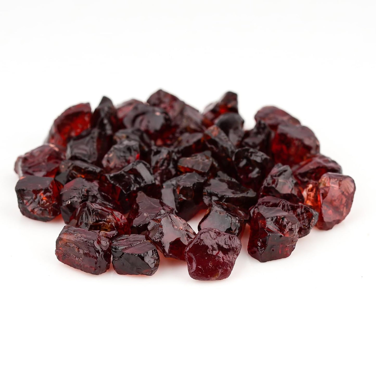 ColouredRocks 100 carats Rhodolite Pink Garnet Crystals, Raw Stones, Rough Gemstones, Jewelry Making Supply, Cabbing, Polishing, Cutting, DIY, Crafts (35+pcs) (5-8mm)