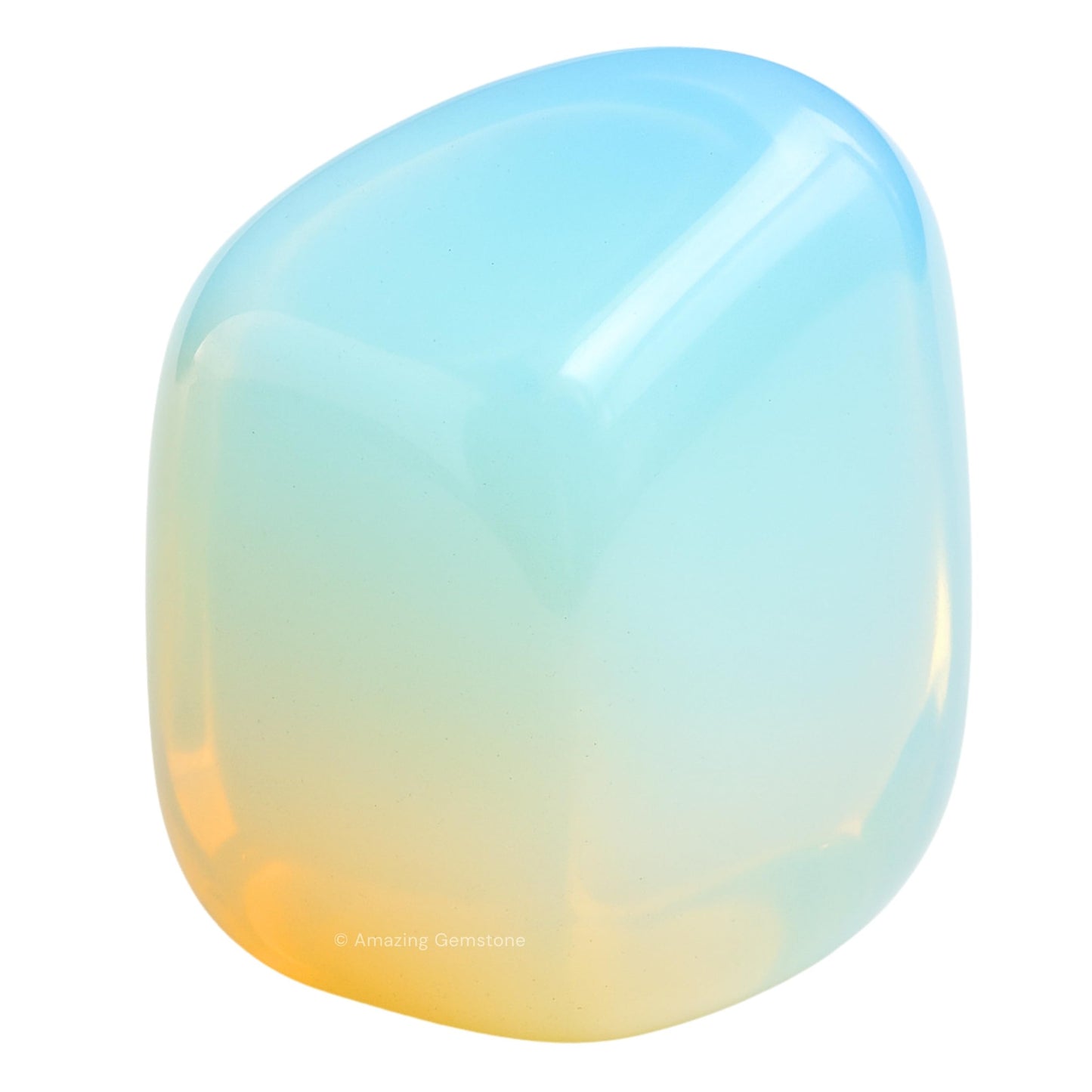 Amazing Gemstone Opalite Crystals&Healing Stones Tumbled - 1 oz Opalite Stone Gem Stones, Healing Stones for Energy Balance, Stress Relief - Premium Polished Gems Rocks for Meditation & Wellness