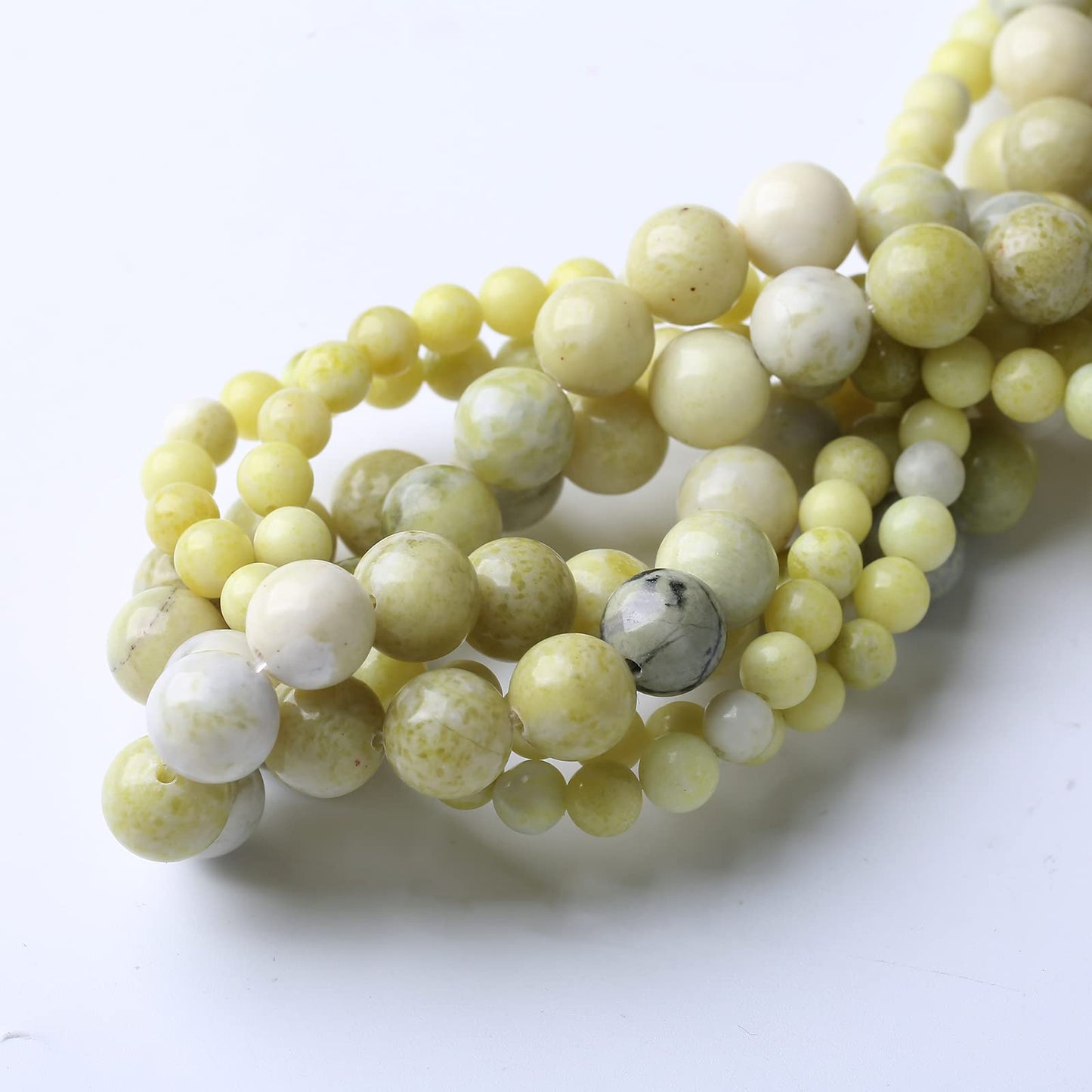 32PCS 12MM Natural Yellow Jasper Stone Beads Energy Healing Beads for DIY Jewelry Bracelet Necklace Making for Jewelry Making15Inch