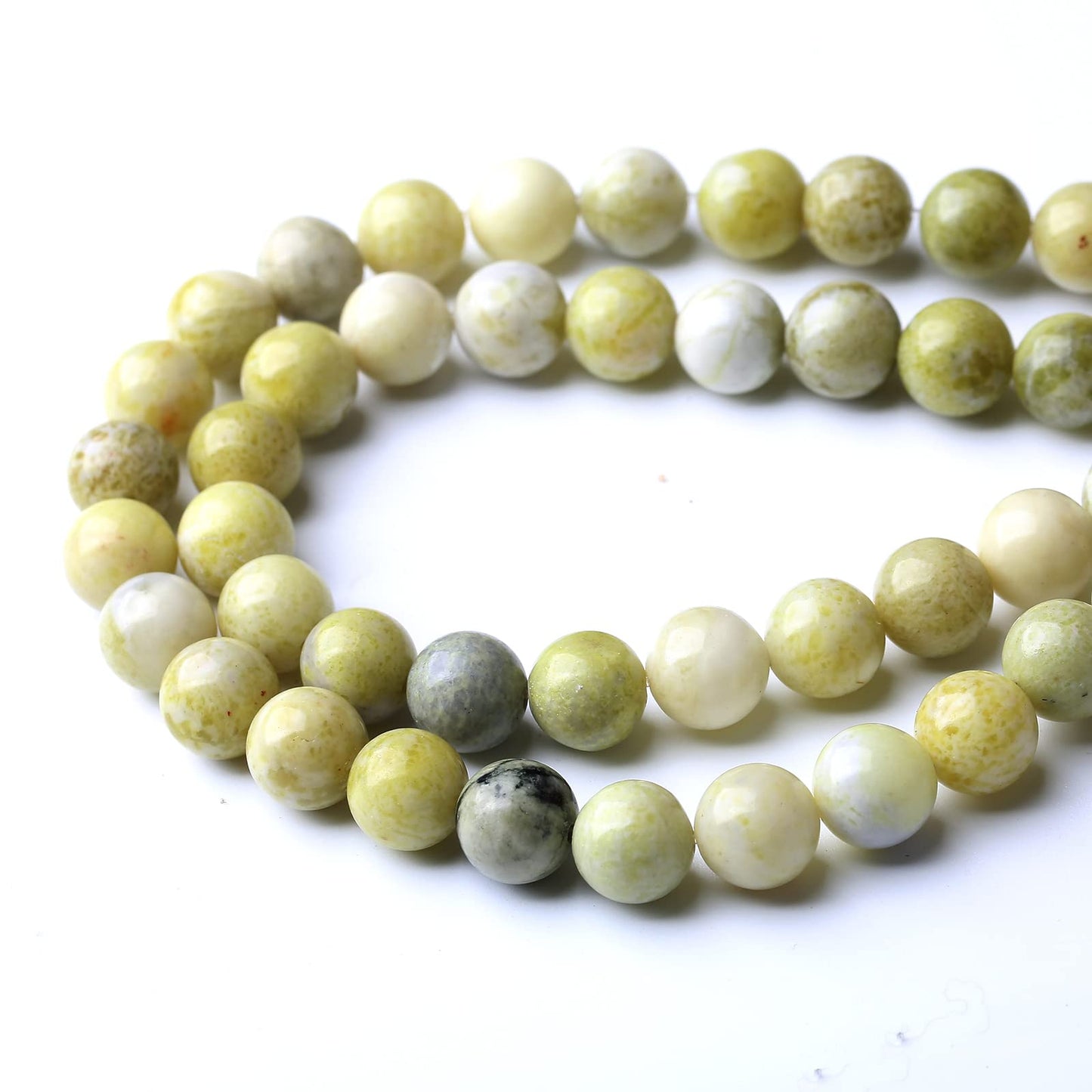 36PCS 10MM Natural Yellow Jasper Stone Beads Energy Healing Beads for DIY Jewelry Bracelet Necklace Making for Jewelry Making15Inch