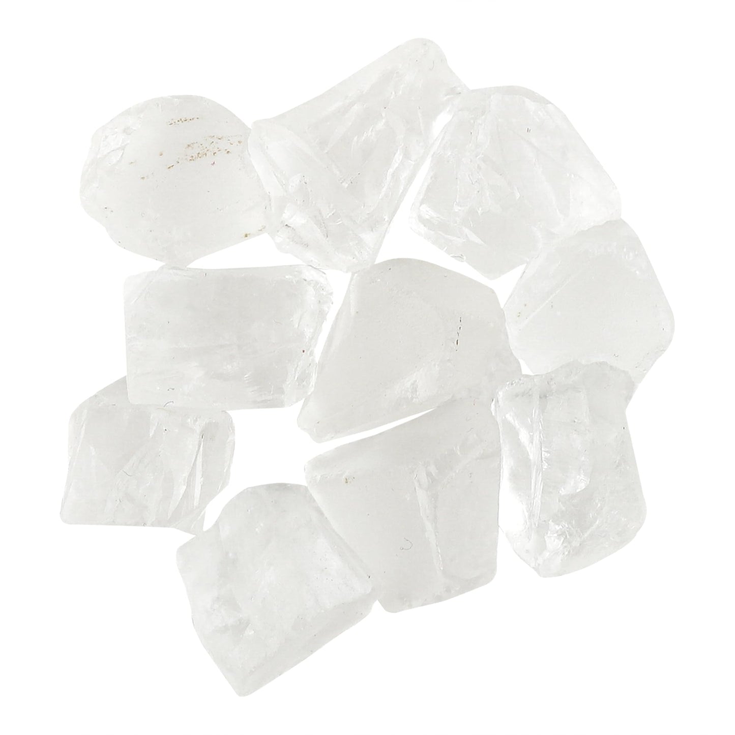 CRYSTALINES 5pcs, A Grade Natural Raw White Amethyst Gemstone, Wholesale Rough Stone, Bulk Loose Supplies, DIY-Jewelry Making, Artisan Crafts, February Birthstone, Wire Wrapping, Gem Collection