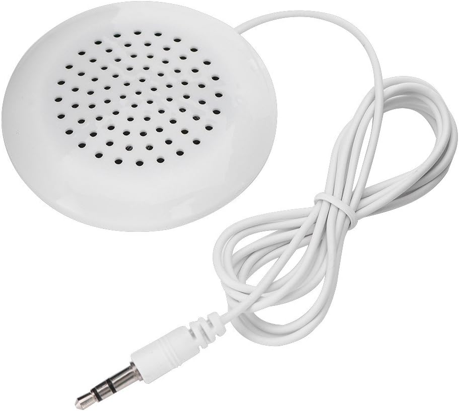 Yosoo Health Gear 3.5mm MP3 Mini Stereo Speaker,Portable Pillow Speaker with HD Soft Sound for Phone CD Player Sleep