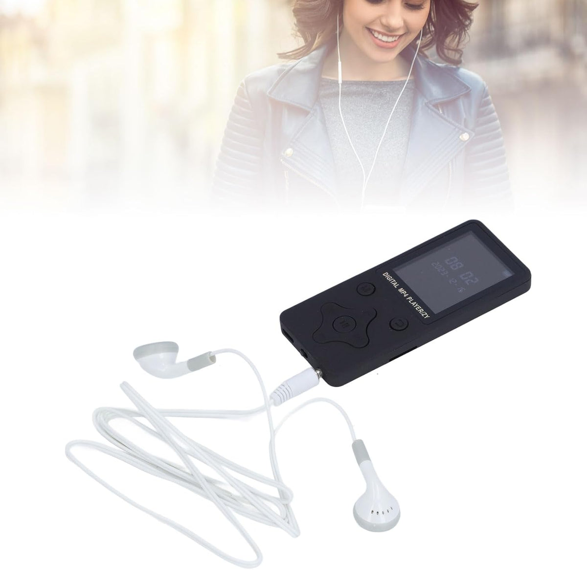 Yoidesu 64GB MP4 MP3 5.0, 1.8 Inch MP4 180mAh MP3 Player with Bluetooth HD Screen for Android, Portable Streaming Music