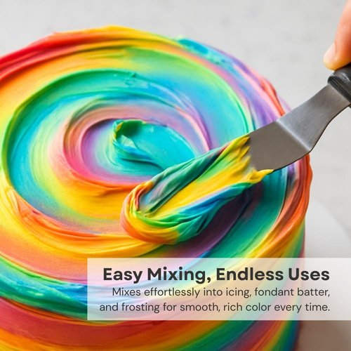 Chefmaster Red Liqua-Gel® Food Coloring - Vibrant Professional-Grade Dye for Icing & Fondant | 2.3 oz