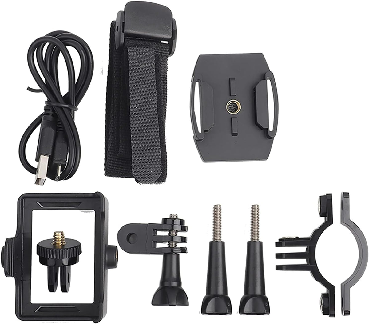 Yosoo Health Gear 30M 90 Sports Action Camera, Underwater Camcorder, Degree Angle Camcorder with Mounting Accessories