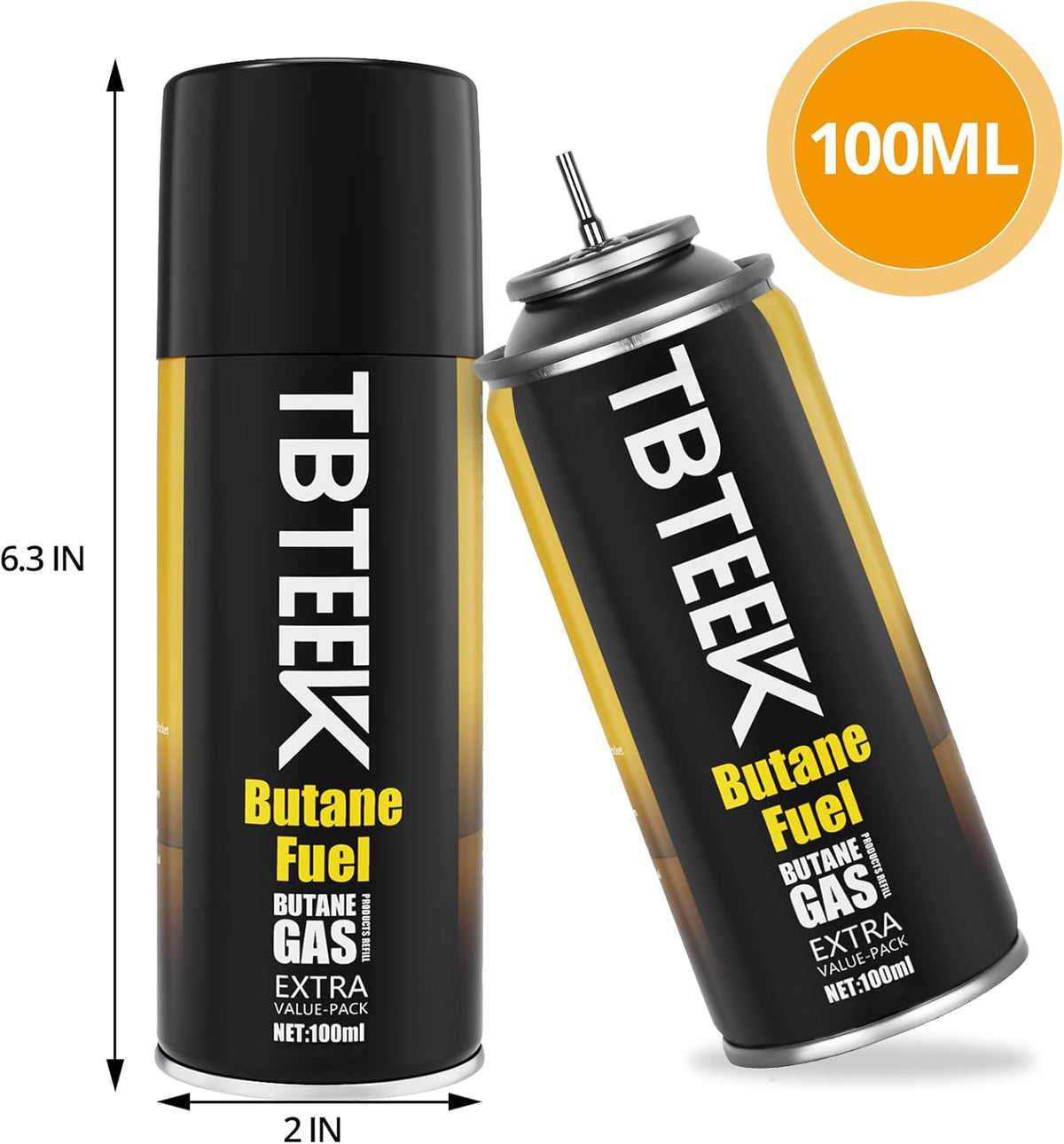 TBTEEK Cooking Torch - Versatile Kitchen Lighter with Butane Fuel for BBQ, Baking & Soldering (1 Can)