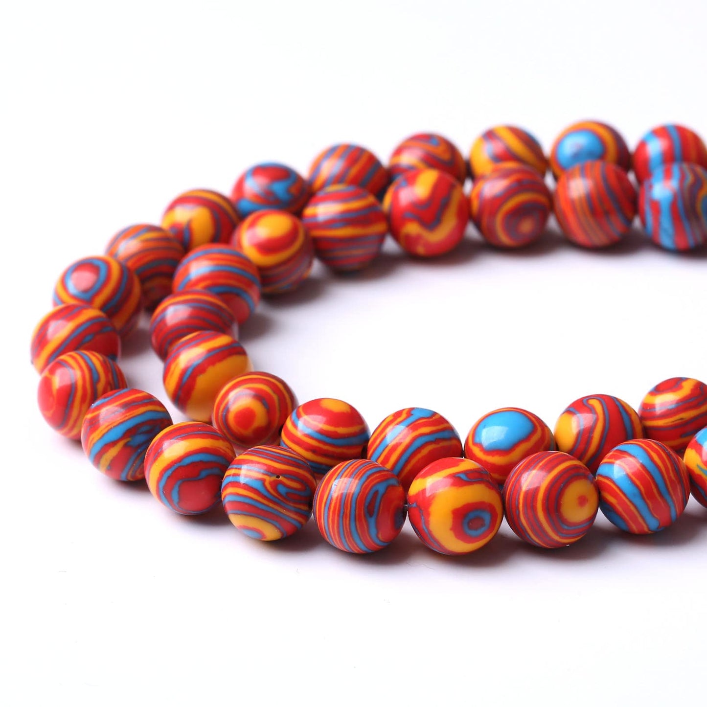 32PCS 12MM Malachite Beads - Round Loose Natural Gem Beads for Jewelry Making 15