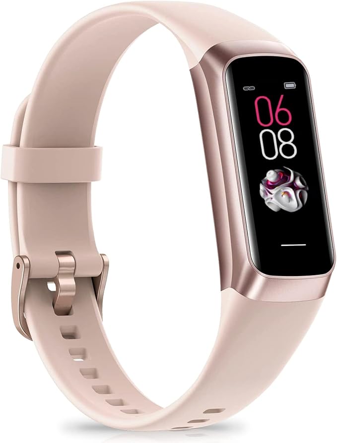 Fitness Tracker, Blood Pressure Watch with 24/7 Heart Rate, Step Counter for Walking, Step Trackers Activity Pedometer for Women Men Android iOS