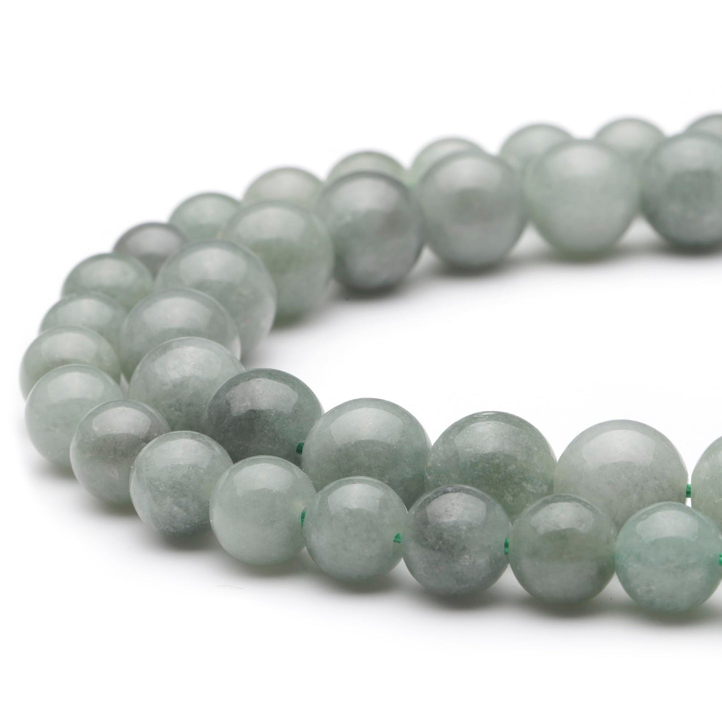 Youngbling Natural Gemstone Beads for Jewelry Making,6mm Dark Burmese Jade Polished Round Smooth Stone,Genuine Real Stone Red Beads for Bracelet Necklace 15 Inch(Dark Burmese Jade,6mm)