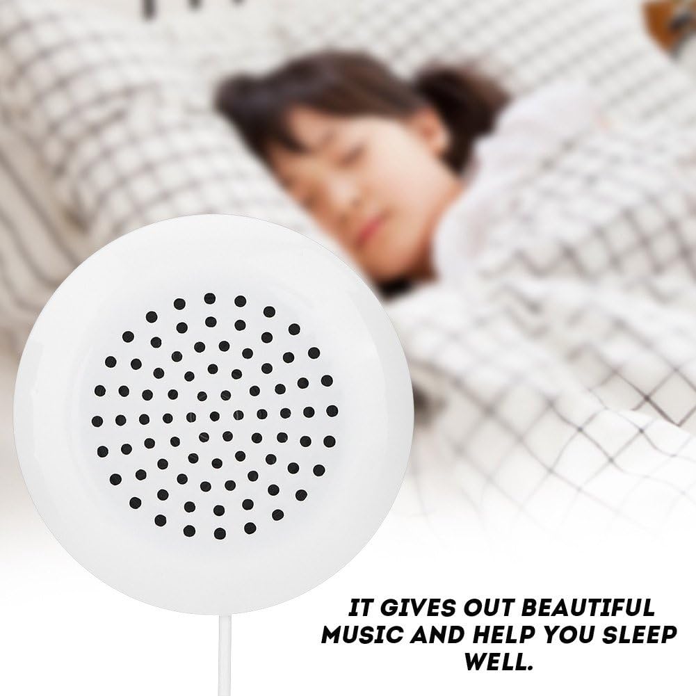 Yosoo Health Gear 3.5mm MP3 Mini Stereo Speaker,Portable Pillow Speaker with HD Soft Sound for Phone CD Player Sleep