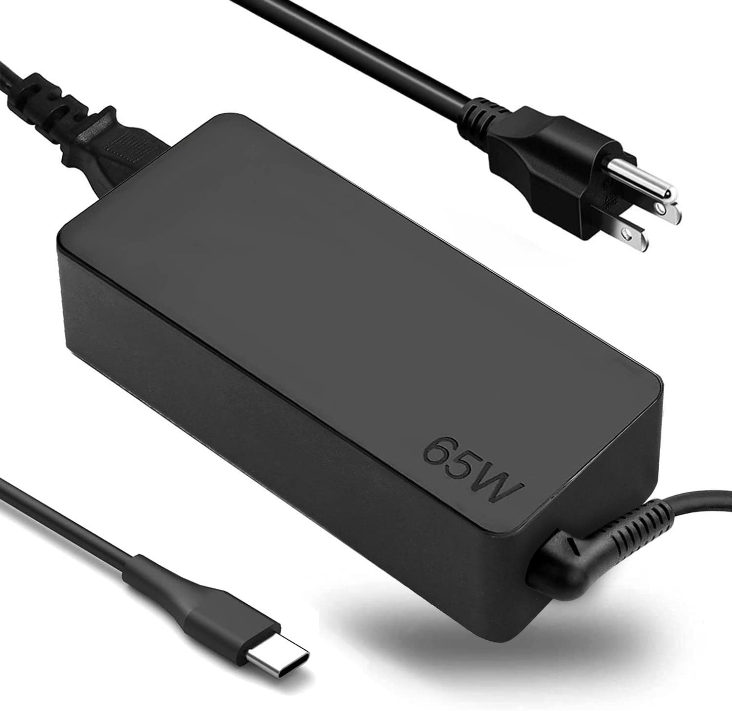 Fepprry 65W USB C Laptop Charger Compatible with Lenovo Thinkpad/Yoga/Chromebook, ADLX65YDC2A Replacement for Lenovo Laptop Charger