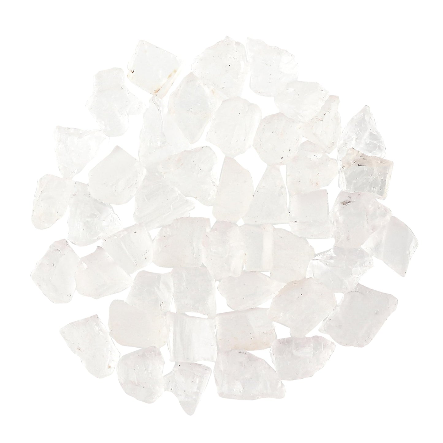 CRYSTALINES 100cts, Wholesale Natural Raw Petalite Gemstone, UV Reactive Rough Stone, Bulk Loose Supplies-DIY Craft-Jewelry Making, Minerals Healing Crystals, Birthstone, Gem Collection, 45-50pcs