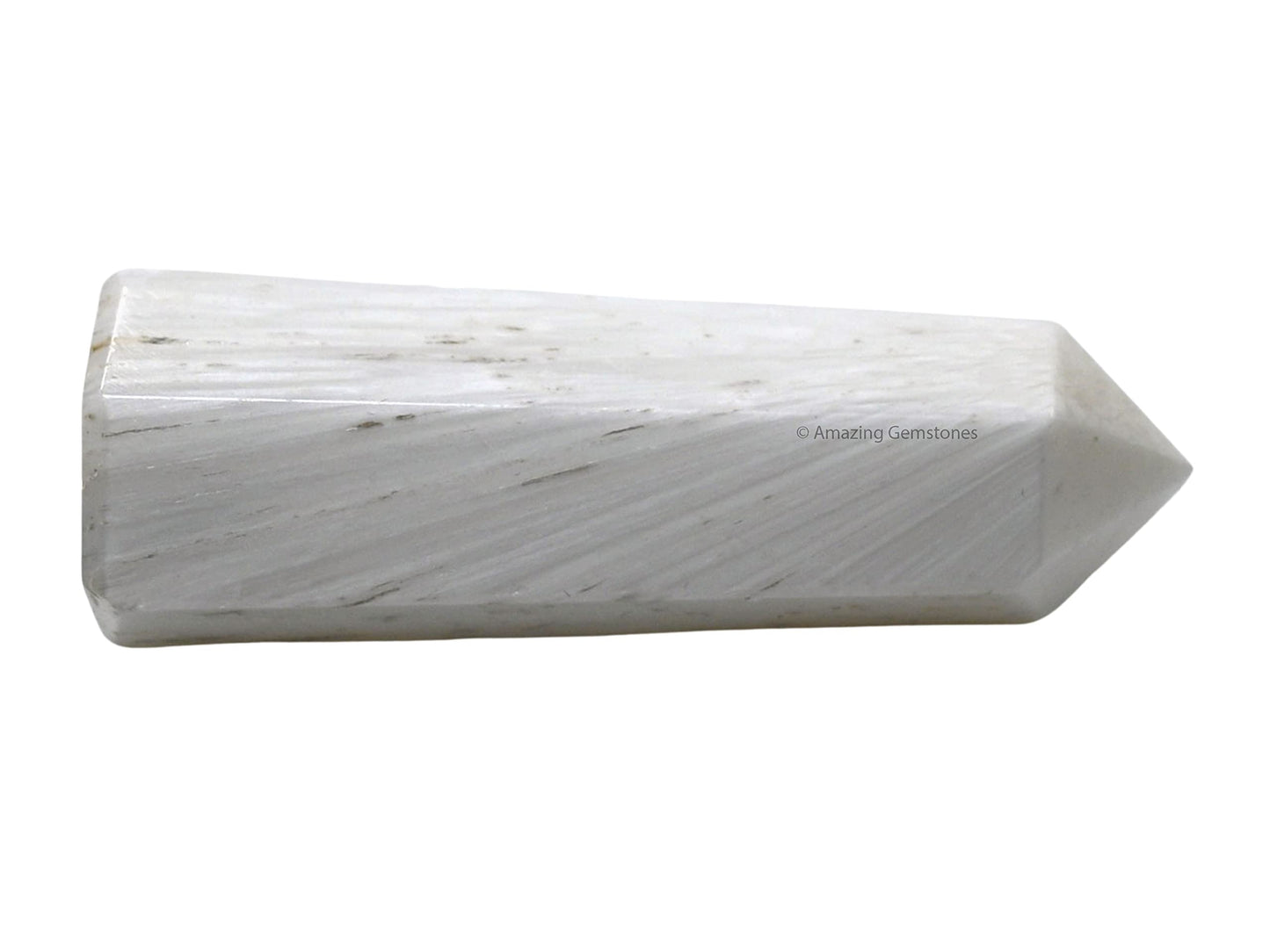 Amazing Gemstone Scolecite Crystal Towers - Natural Healing Crystal Point Obelisk for Reiki Healing and Crystal Grid (2" to 3" INCH)