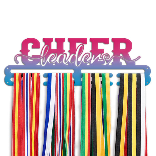 PH PandaHall Cheer Medal Hanger Display, Iron Cheer Medal Holder Cheerleader Hanger Award Ribbon Medal Rack Wall Mount Medal Holder Display for Over 60 Sports Medals Basketball Soccer Cheerleading