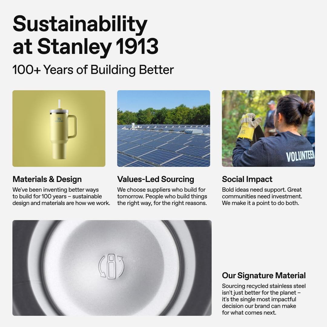 STANLEY Quencher ProTour Tumbler - Leakproof Lid & Built-In Straw | Insulated Stainless Steel | BPA-Free
