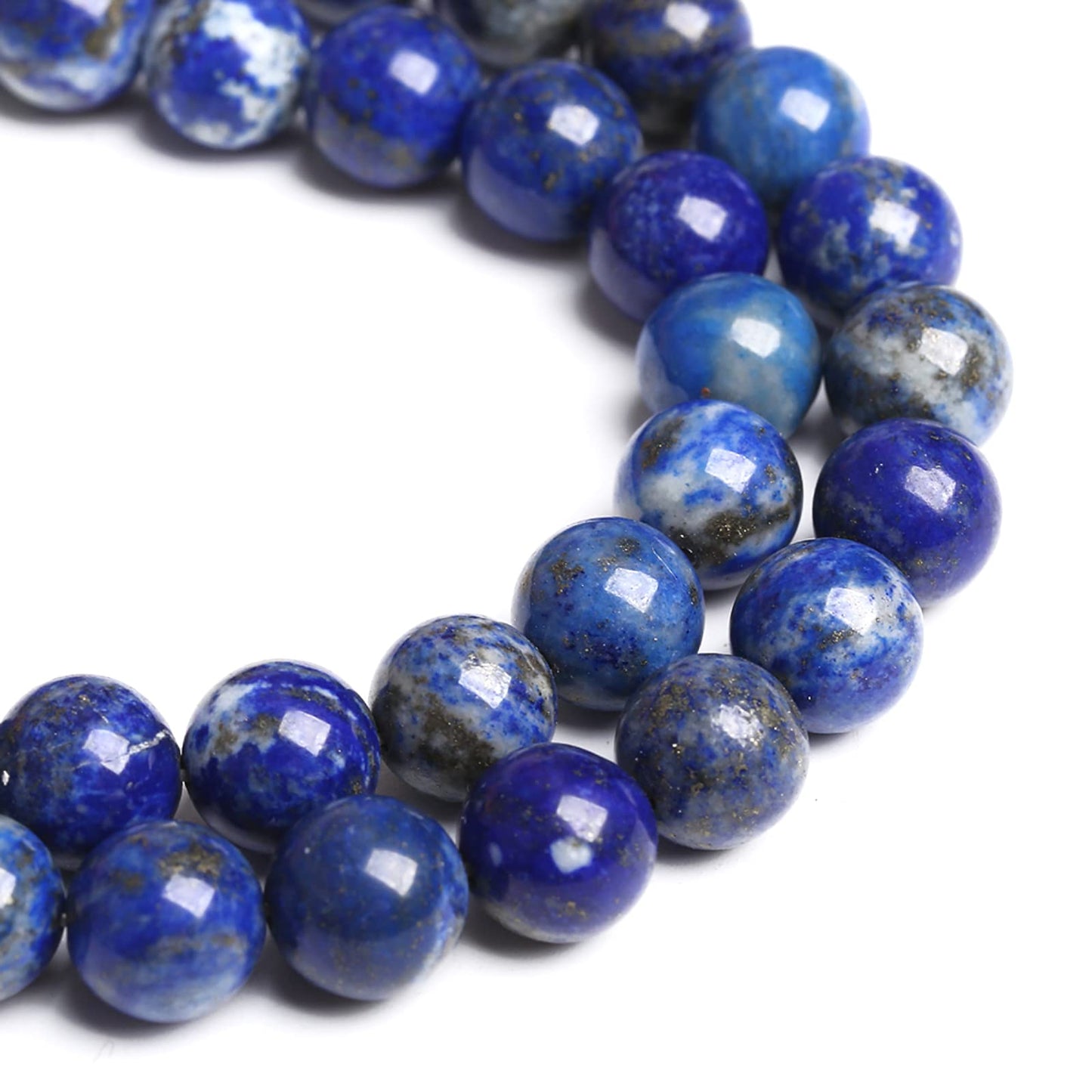 10MM 36PCS Natural Stone Blue Lapis Lazuli A Grade Gemstone Beads for Jewelry Making DIY Bracelet Crystal 1 Strand