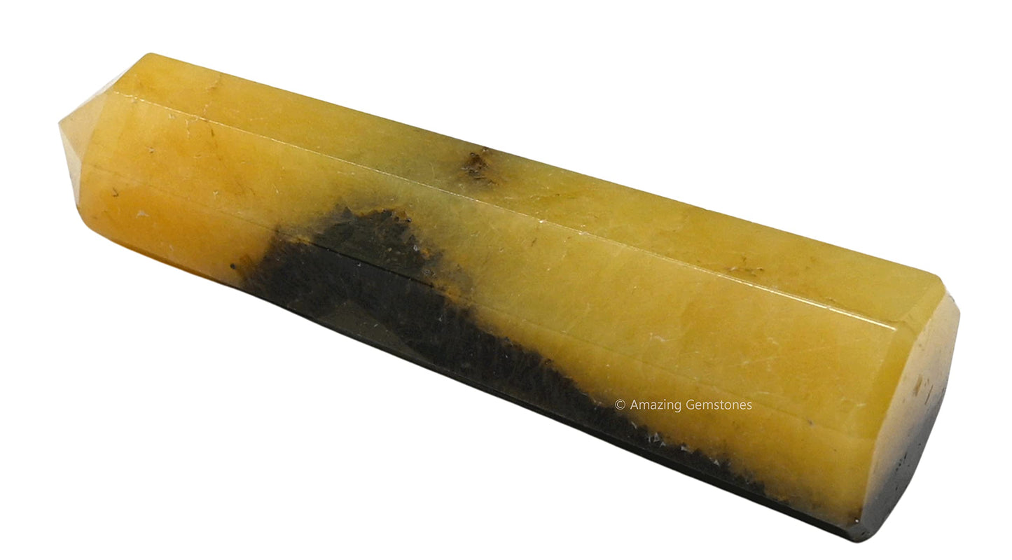 Amazing Gemstone Septarian Crystal Towers - Natural Healing Crystal Point Obelisk for Reiki Healing and Crystal Grid (3" to 4" INCH)