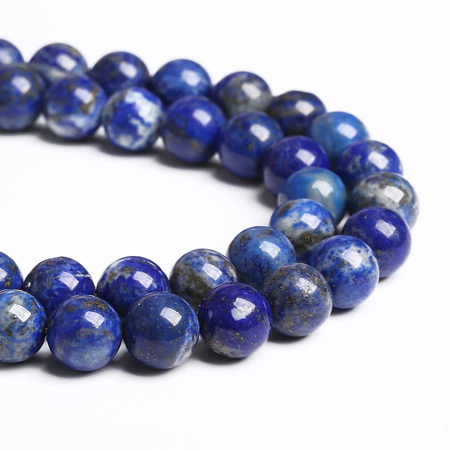 12MM 30PCS Natural Stone Blue Lapis Lazuli A Grade Gemstone Beads for Jewelry Making DIY Bracelet Crystal 1 Strand