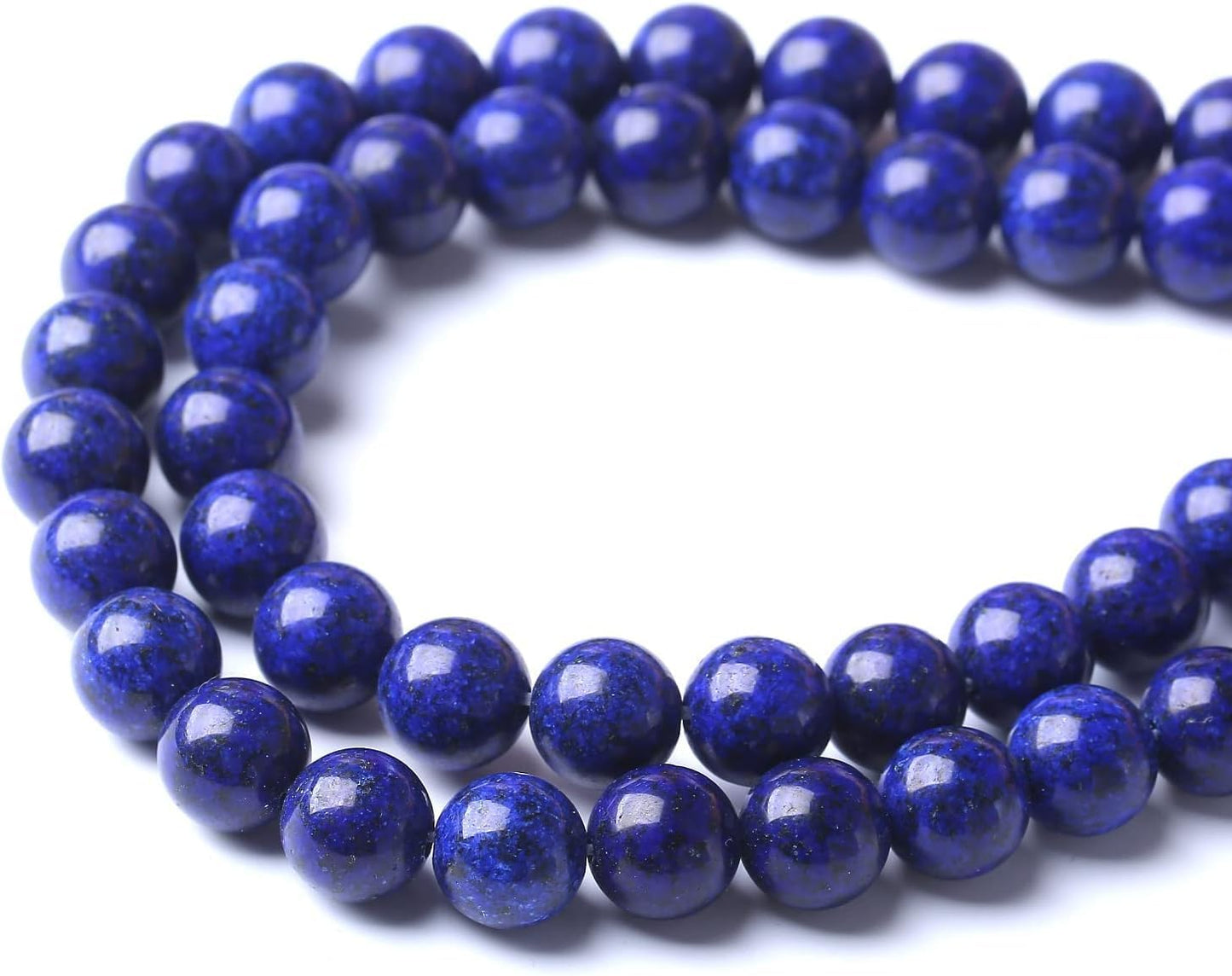 90PCS 4MM Lapis Lazuli Stone Beads Natural Gemstone Bead Crystal Healing Energy Jewelry Making DIY 15 inches
