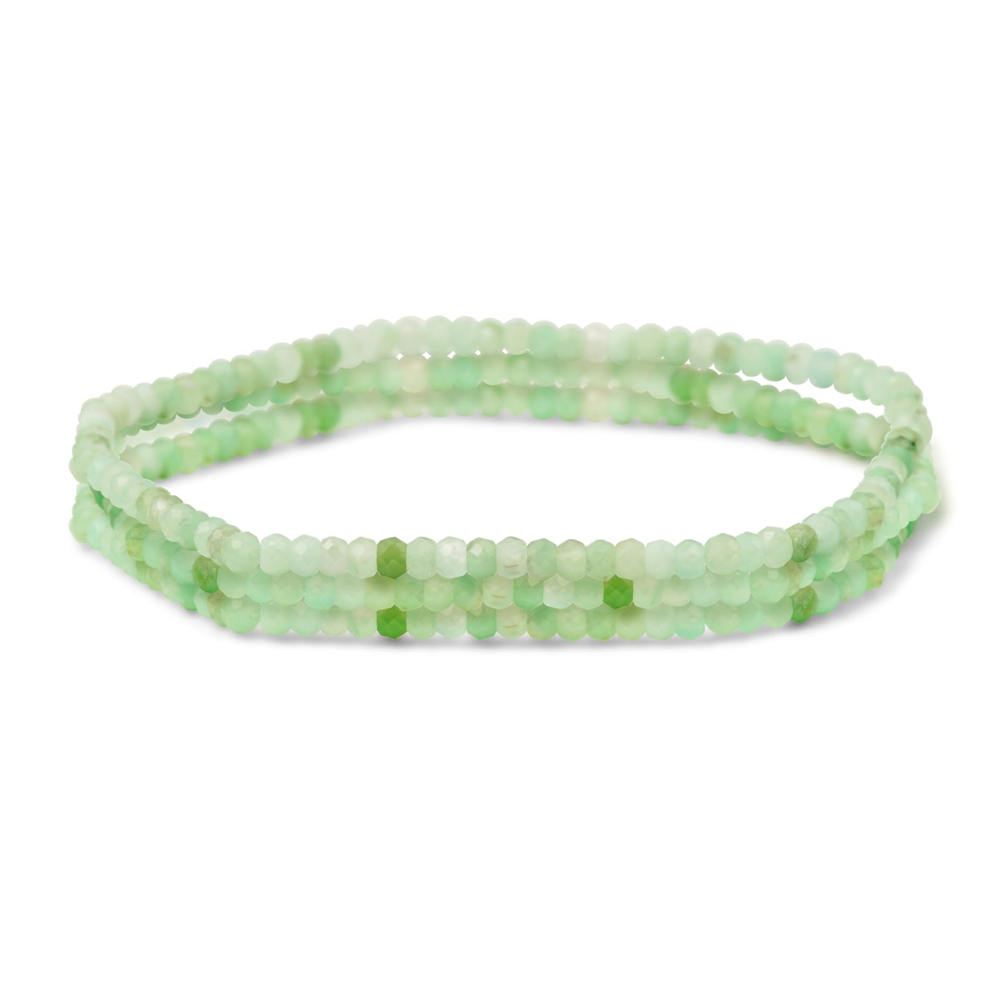 Mini Dainty Tiny Petite Seed Caviar Bead Stacking Round Faceted Genuine Natural Gemstone Aqua Blue Australian Jade Ball Stackable Strand Stretch Bracelet For Women Teen Adjustable